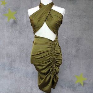 Pretty Little Thing Satin Dress Women's Size‎ xs-small